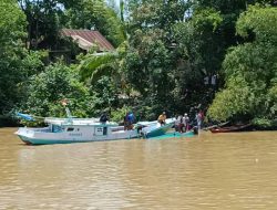 Laka Laut : Tabrakan Kapal Penumpang vz Jolloro di Sungai Pangkejene, Satu Korban Masih Dicari