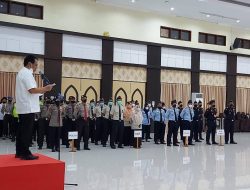 Jelang Pemberangkatan Jemaah Calon Haji, PPIH Embarkasi Makassar Gelar Apel Siaga