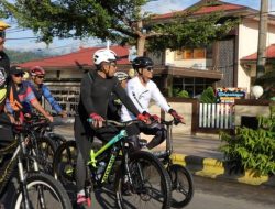 Funbike Bersama TNI-Polri Memperingati Hari Bhayangkara ke 76 di Kota Palopo