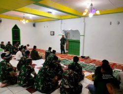 Dandim Safari Subuh di Masjid Nurul Sa’adah Kampung Bungung Dande