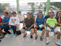 Tennis Persahabatan Kolaborasi Pelti KPTK, LLDIKTI dengan Tim Tennis Lonjoboko Gowa